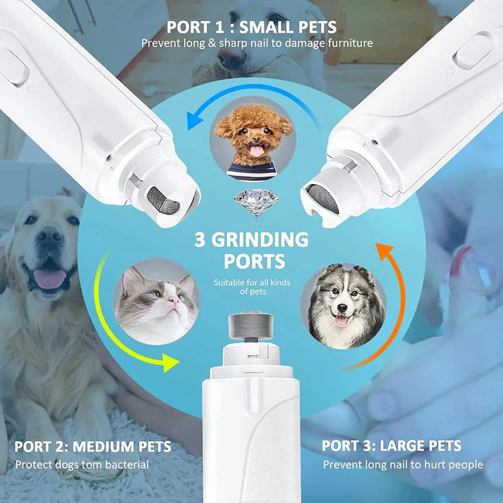 2-in-1 Pet Nail Clipper & Grinder