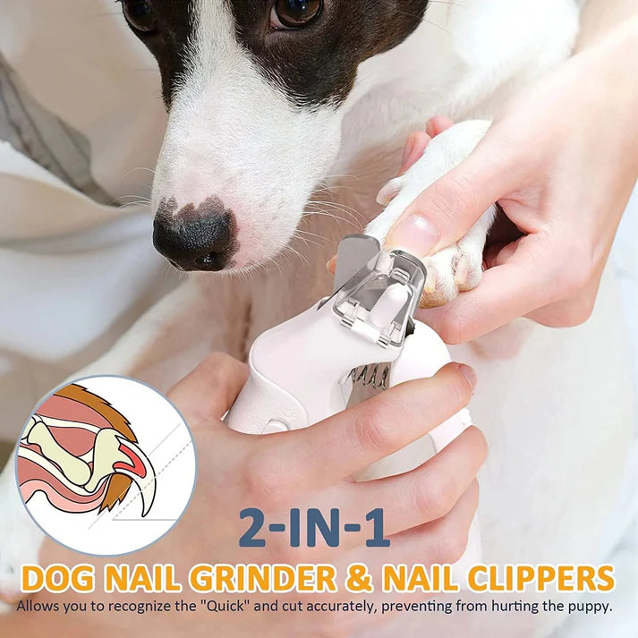 2-in-1 Pet Nail Clipper & Grinder